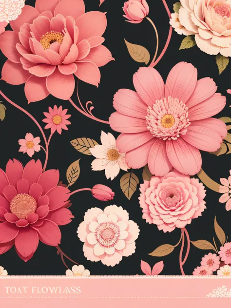 Imagem floral, pattern, papel digital , flores rosa