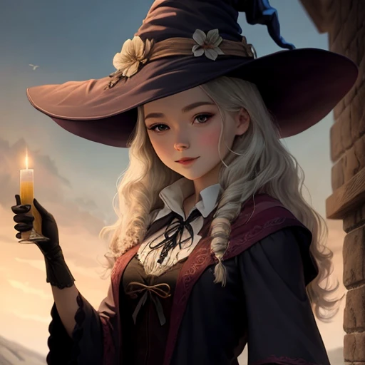 a beautiful young witch