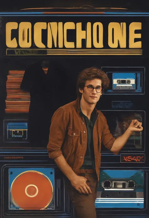 A photo of a vintage cassette tape labeled 80s Mixtape Classics,Ready Player One,Appearance-wise, Halliday is often described as having a gangly frame, with messy hair, and typically dressed in a vintage style that echoes his obsession with the past. In hi...