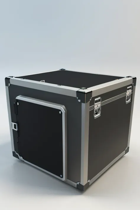 3D model of an electronic device case.