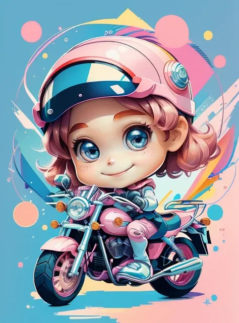 ) ((((cute baby girl with pink motorcycle helmet smiling) ((Mikey)) - Criador: Walt Disney2023) ), ,, ( Walt Disney acolchoamento ,multidimensional geometric wall PORTRAIT, arte, Chibi,
Yang08k, lindo, Colouring,Rose
Primary works, qualidade superior, melh...