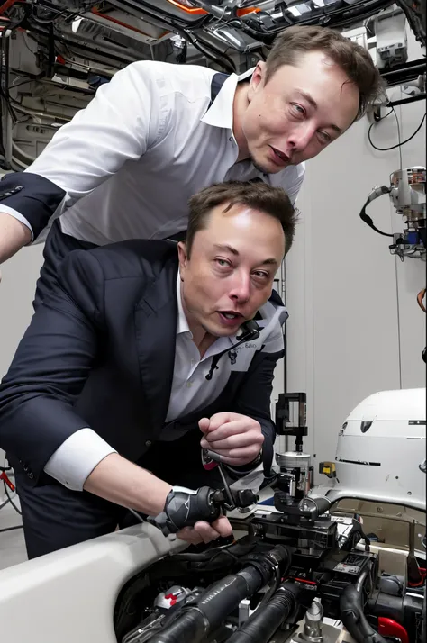 elon musk gettinng shot