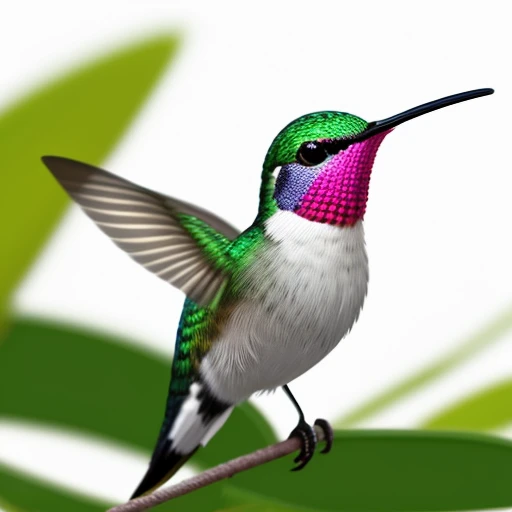 Jamaican hummingbird in a 4K ultra realistic 3d