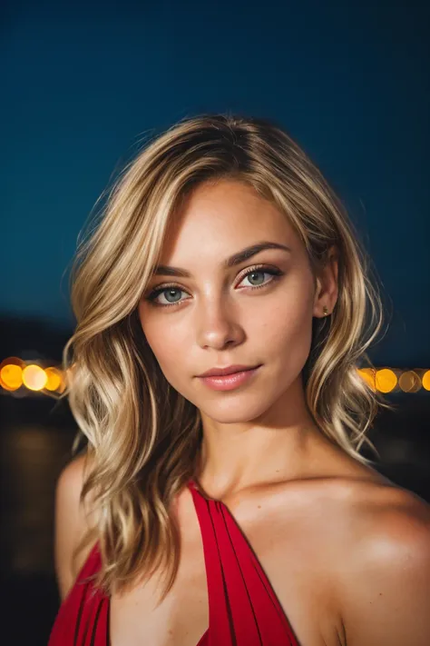 raw uhd closeup portrait of a 24-year-old blonde, natural blonde hair, locks, wavy, (brown-eyed woman) in an apartment, new york...