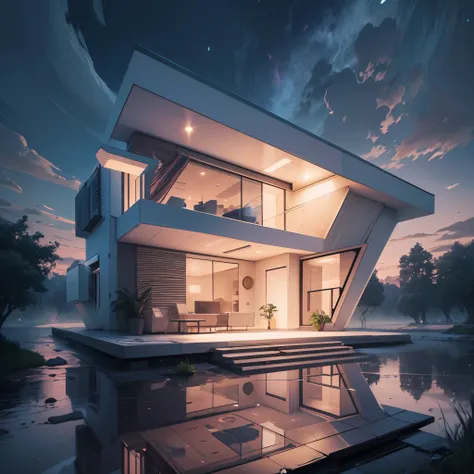 A futuristic house