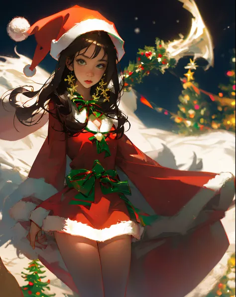 christmas santa girl