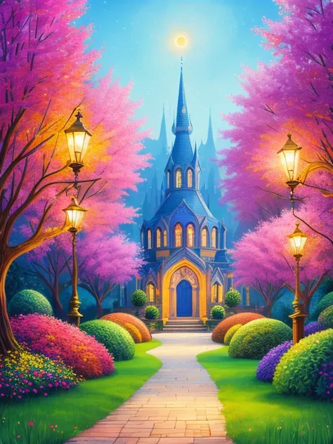 on the specific page, visualize an enchanted setting with captivating characters. the use of vibrant, soft colors conveys a frie...