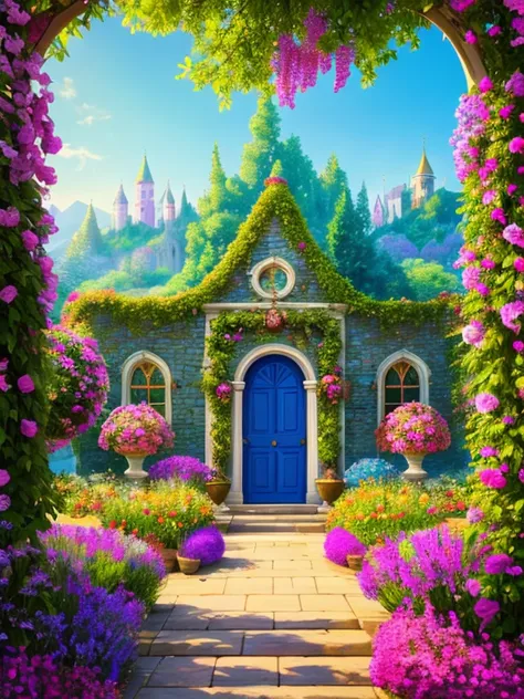 on the specific page, visualize an enchanted setting with captivating characters. the use of vibrant, soft colors conveys a frie...