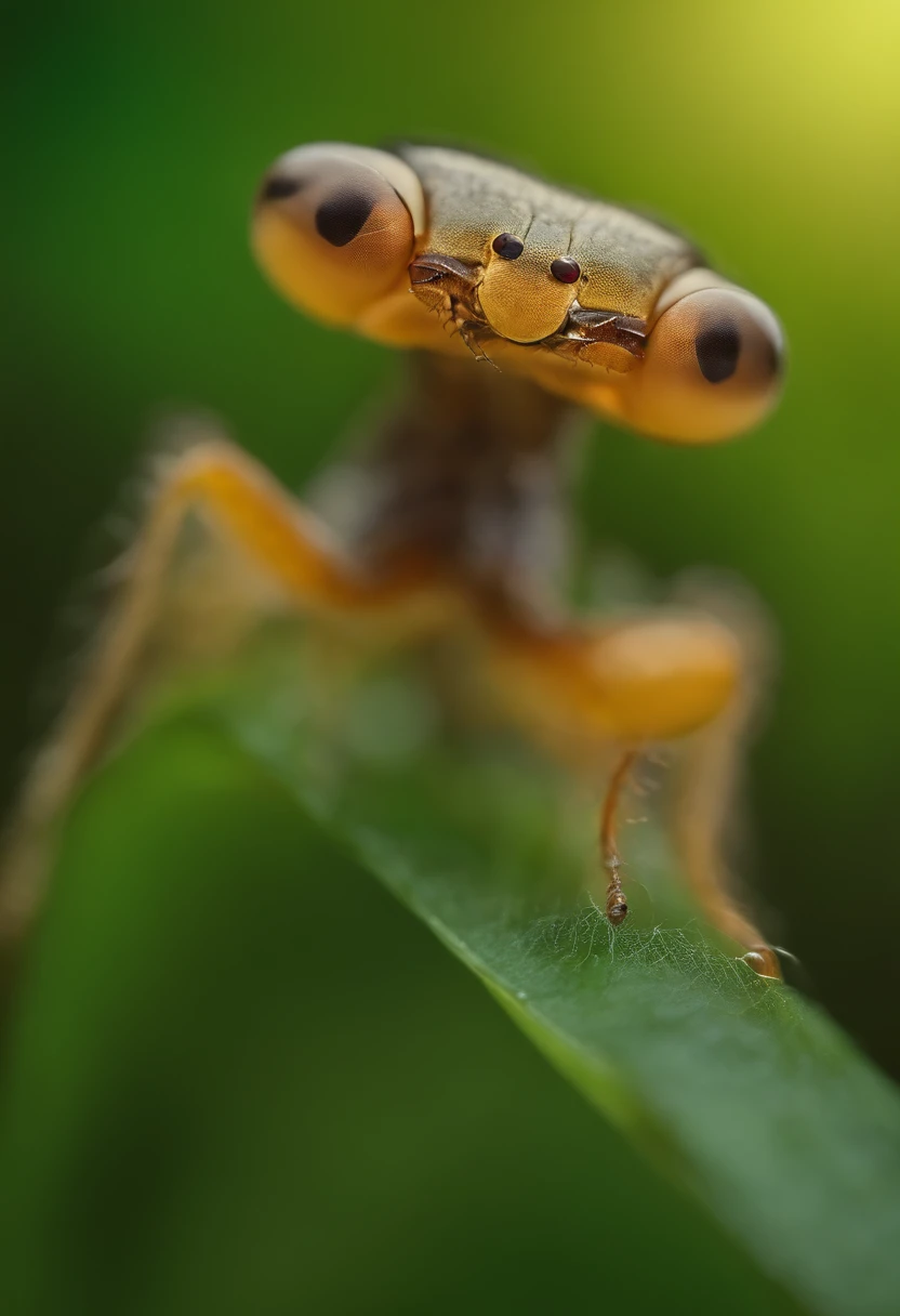 Cute alien creatures，Tiny creatures, Flora, Miki Asai Macro Photography, a closeup of a, Ultra Detailed, Popular on ArtStationH, sharp-focus, studio photo, intricate details, Highly detailed, Author：by Greg Rutkowsky: details face, detailed skin, 真实感, Real...