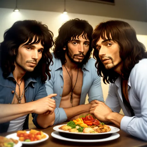 Jim morrison e serge gainsbourg, a jantar com bob marley