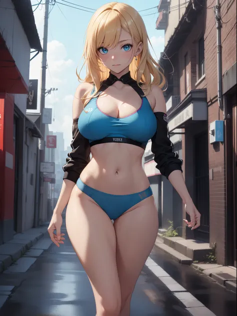 Sports Girl,(((1个Giant Breast Girl))),((animemanga girl，With extremely cute and beautiful blonde hair，walking seductively on the street)),

((((Two twin girls)))),2 sporty twin girls,(2 girls:1.3),((Two anime twins，With extremely cute and beautiful blonde ...