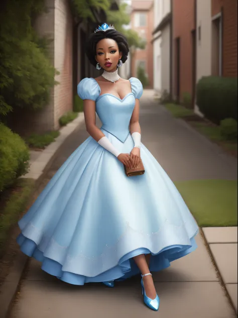 Black modern day Cinderella