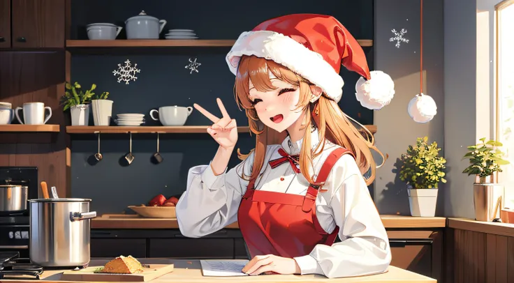 Christmas atmosphere、cooking sound、positive rhythm、Fusion with relaxation、BGM that allows you to concentrate on your work while having fun