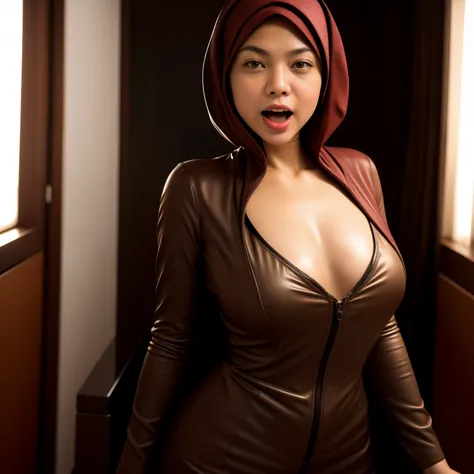 HIJAB MALAY GIRL,, IMF as a good Guy, TECHNOLGY, AI, futuristic, blockchain, International Monetary Fund, (MATRIX WORLD), ((look In front  at the camera and open your mouth)).