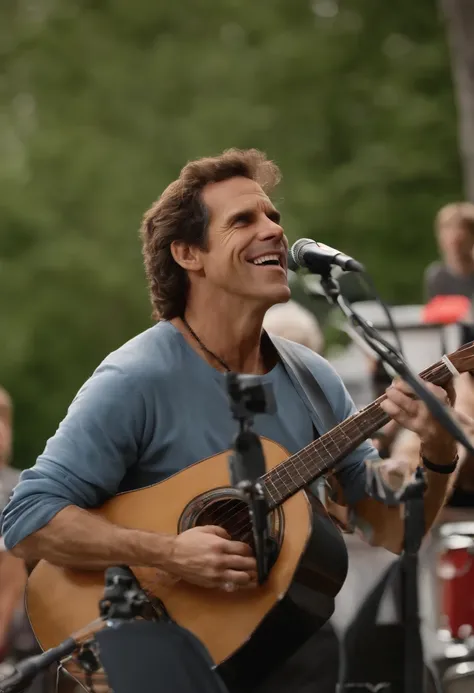 A photo of Greg attempting to set up a surprise outdoor concert for the family,Meet the Parents film series,Greg Focker, the fictional character portrayed by Ben Stiller in the “Meet the Parents” film series, presents as an everyman with a relatable and ap...