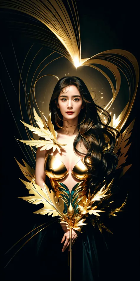 （tmasterpiece，top-quality，best quality，offcial art，beautiful and beautiful：1.2），（1个giant breast girl，yangmi，yang mi，），the is ver...