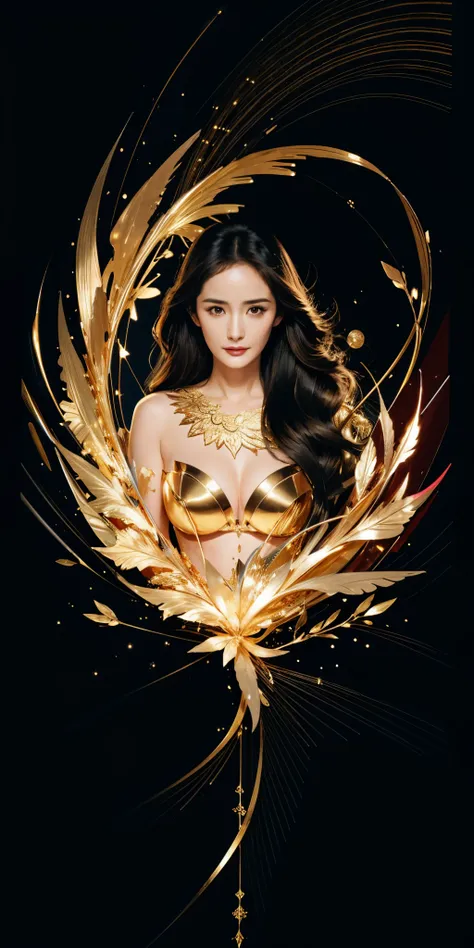 （tmasterpiece，top-quality，Best quality at best，offcial art，Beautiful and beautiful：1.2），（1 busty girl，yangmi，Yang Mi，），The content is very detailed，Colorful，The most detailed，offcial art，Unity8k wallpaper，ultra - detailed，Beautiful and beautiful，Big breast...