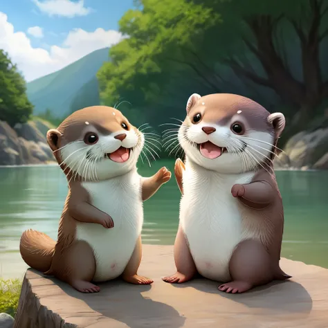 otter　Kungfu　kawaii