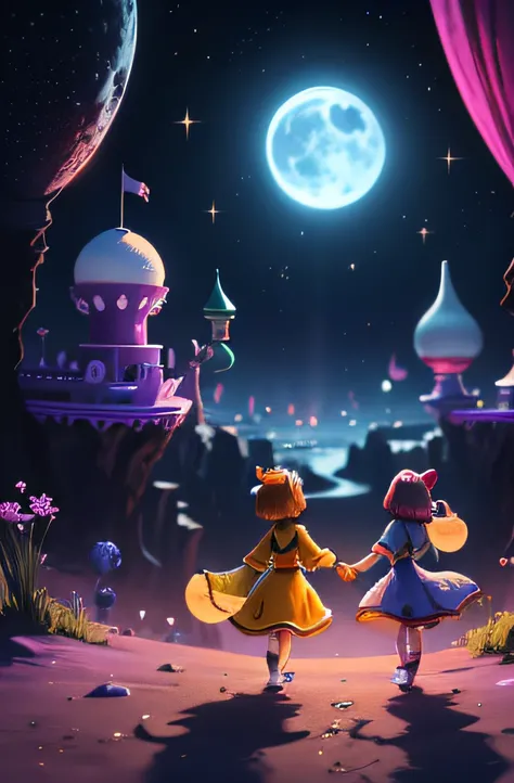 Wondervilles heartbeat, a melody so sweet,
In Lunas heart, friendships did meet.
A harmonious journey, under the crescent moon,
In the rhythm of Wonderville, theyd find their tune