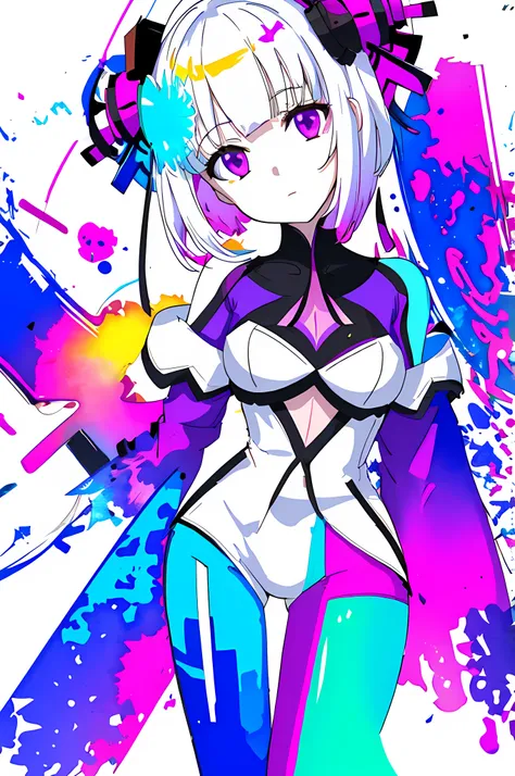 (extremely bright:1.1), white background, [1girl::7], (head tilt:1.2), ([sketch|watercolor (medium)]:1.15), (inkblot:1.1), (pale:1.2), chaotic abstract background, vector trace, gradient blending, vibrant colors, superb, extremely detailed, intricate, (ext...