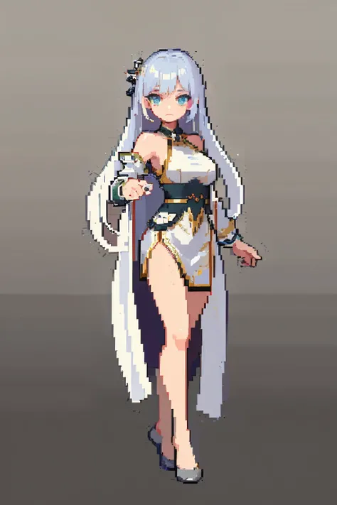 (masterpiece, top quality, best quality), pixel,pixel art,1girl,full body,