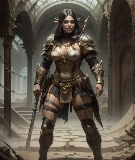 The theme of female warriors is widely reflected in the album Malefic. The image of a strong, brave, half-naked Amazon, ready to fight alone with a crowd of monsters, throw chains on monsters, chop enemy warriors into cabbage with a sword, and then calmly ...