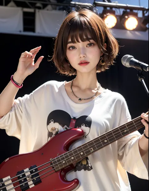 ((top-quality))、(masterpiece:1.4)、Raw photography、8K、((Top image quality))、 ((hight resolution))、Beautiful face in every detail、Realistic human skin、Gentle expression、(One lady:1.3 )、realisitic、Photorealsitic、(short-hair:1.4)、(hair arrange:1.5)、(Beautuful...