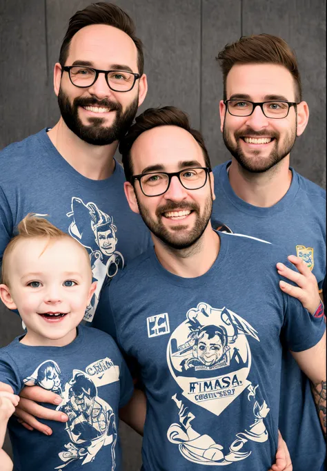 Criar avatar estilo Disney Pixar homem de 33 anos, gordinho com barba e vestindo camiseta de futebol