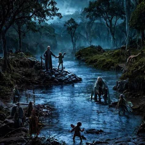 “gollum: is he lost?
bilbo baggins: yes, yes, and i want to get unlost… as soon as possible!
gollum: oh! we knows! we knows safe...