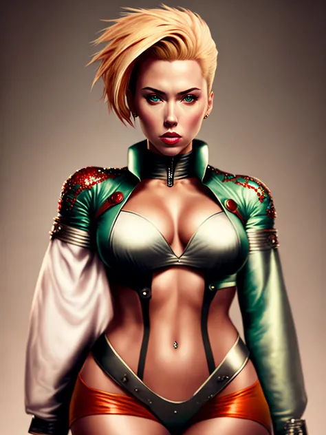 Scarlet johansson as sexy android 18