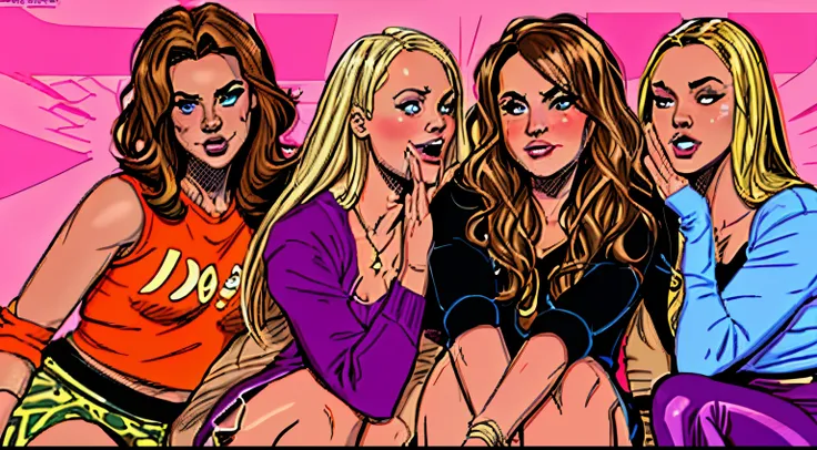 mean girls comic style