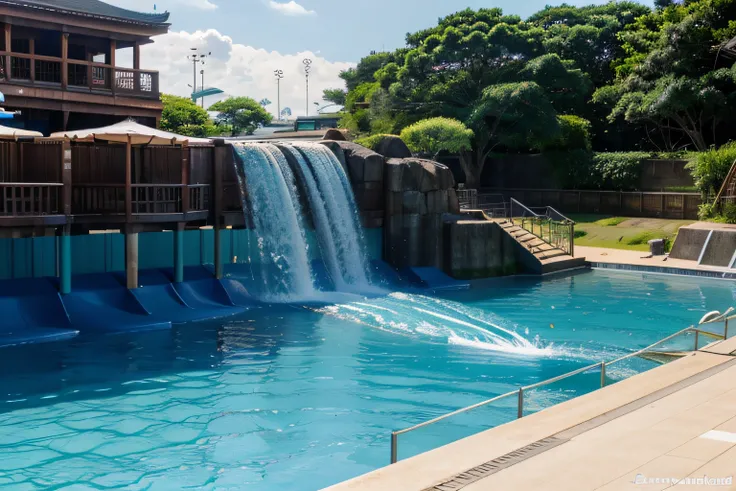 Hakkeijima Sea Paradise theme water park in Yokohama, Japan