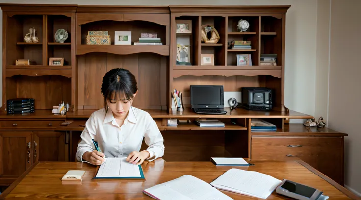 stationery　desk work