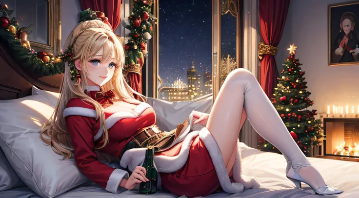 Not only comfortable and relaxing、、Makes you feel the Christmas atmosphere、Elegant and sophisticated elements of fashion and beauty,Creative work、special seasonal feeling,excitement about fashion,the melody is calm,christmas joy,a beauty