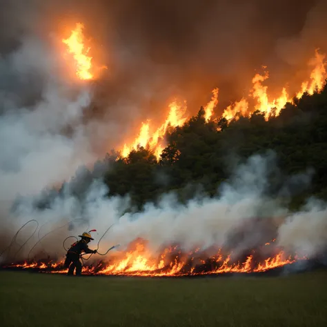 Grass
Burning