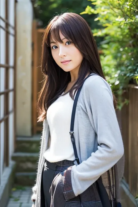 A realistic photo of a woman similar to Hinatazaka46&#39;s Nao Kosaka