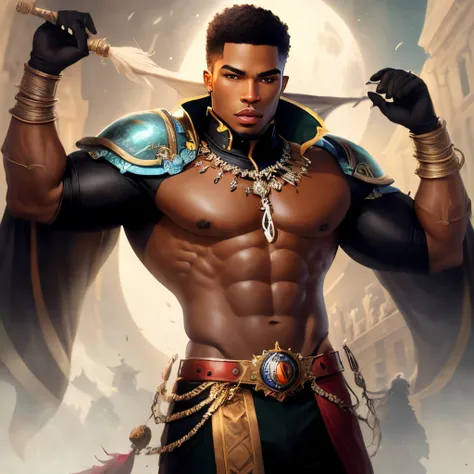 Black fantasy man