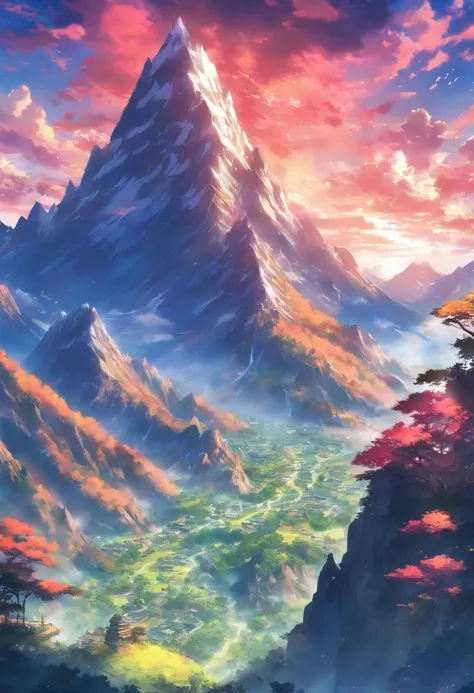 Mountains, landscape, forrests