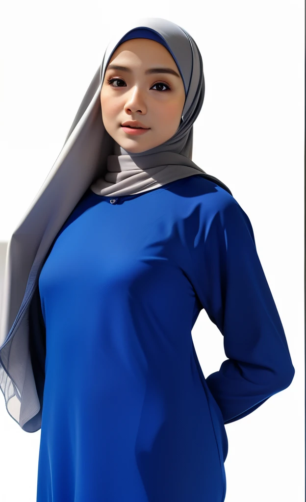 hijab malay girl, masutepiece, high quality, uhd 32k, realistic face, realistic skin feeling , a japanese lady, 8 years old, lit...