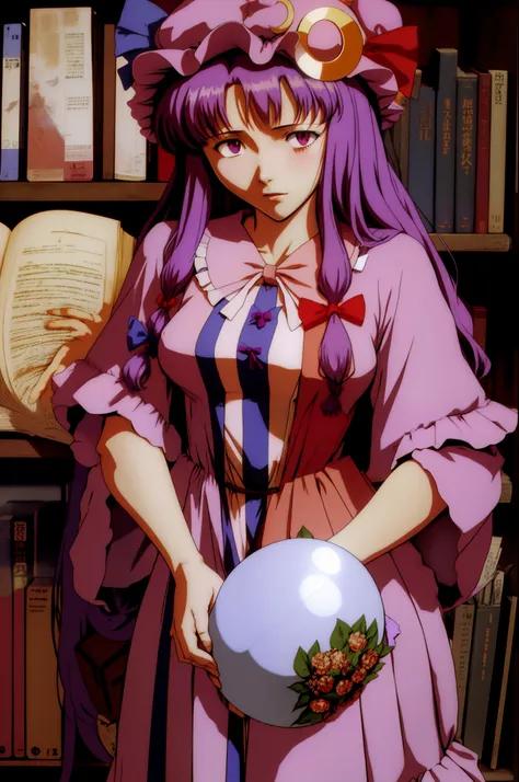 patchouli_knowledge_touhou evangelion anime style