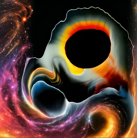 colorful black hole

(best quality,4k,8k,highres,masterpiece:1.2),ultra-detailed,(realistic,photorealistic,photo-realistic:1.37),colorful black hole,deep space,glimmering stars,swirling vortex,cosmic explosion,nebula dust,immersive colors,radiating energy,...