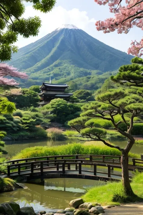 Japan&#39;s old countryside scenery