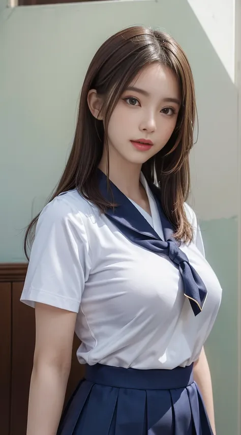 (8K high image quality), (top-quality), (masutepiece:1.2), (Realistic), (Photorealistic:1.37), Goose egg face,largeeyes,long eyelasher,Exquisite（Live-action realistic style）,The Ultimate Face,Photorealistic light and shadow,Clear facial features,milky skin...