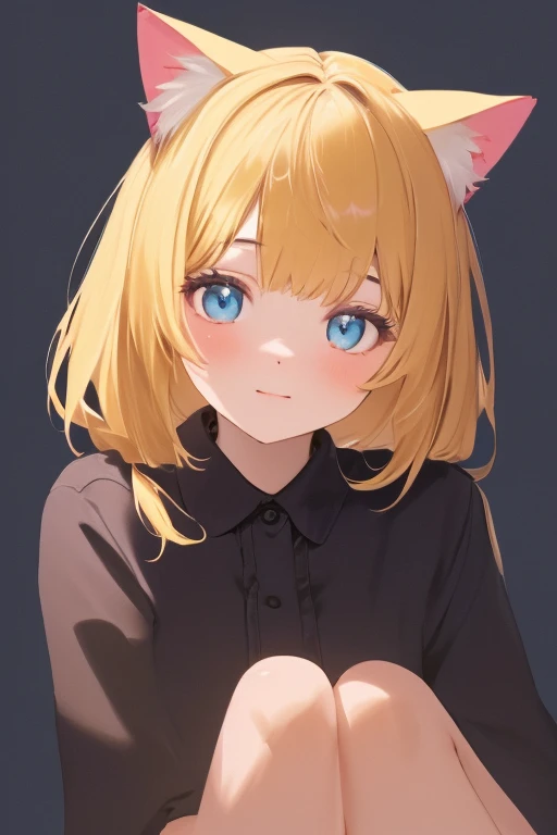 Teenage girl，cat ear