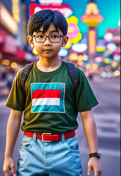 Nobita from doremon serial on th Street of las vegas
In real life cinematic hyper realistic 4k depth of field --auto --s2