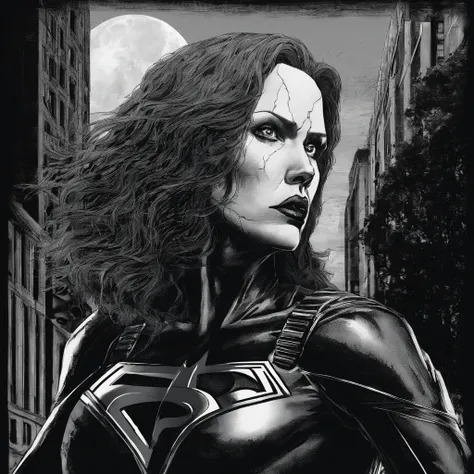 black widow as superman