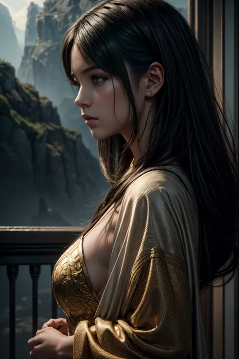 "Generate a breathtaking 4K portrait in an anime style, inspired by the artistic nuances of Artgerm and Greg Rutkowski. Capture a medium shot glamour portrait with meticulous attention to detail and intricacy. Employ cinematic techniques such as the rule o...