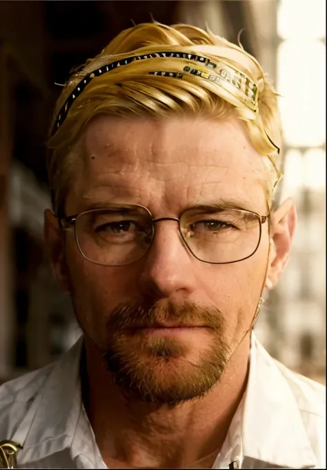 Young man wearing glasses