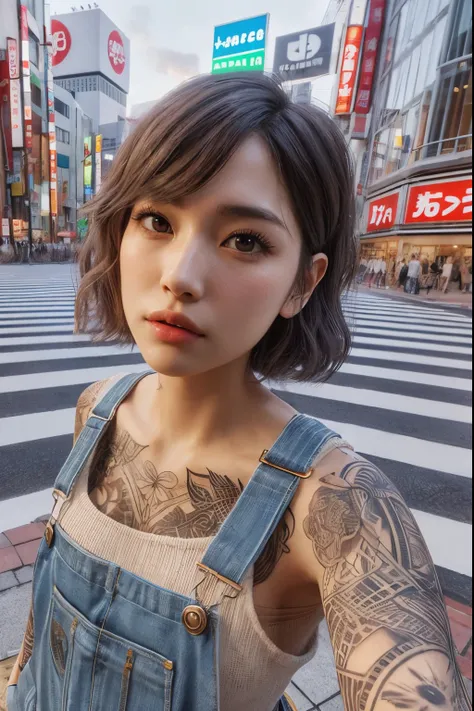 Photorealsitic、Realistic skin textures、The tattoo