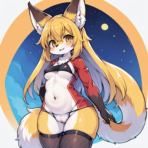 girl in a string bikini with a fox tail, female furry mini cute style, holo is a wolf girl, dress, furry brown body!!, holo if a wolf girl!!!, furry, fox tail, swimsuit, furry art!!!, small curvy loli, Camel toe is very obvious, The nipple contour is prono...